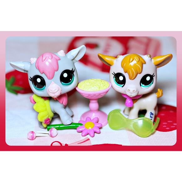 Authentic Littlest Pet Shop LPS G3 #2299 G7 #59 Billy Goat Country Fair Farm Lot - Picture 4 of 10